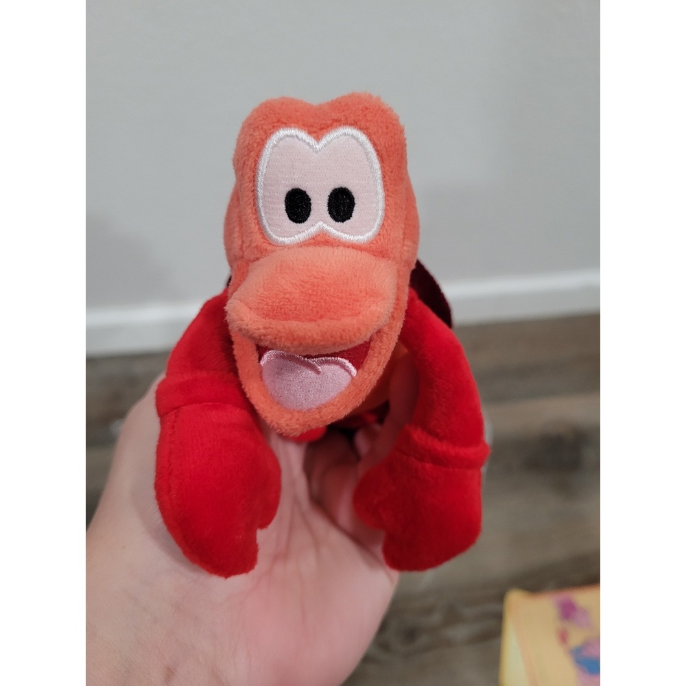 Disney Sebastian Crab Plush Toy Stuffed Animal Small Little Mermaid Kids #S